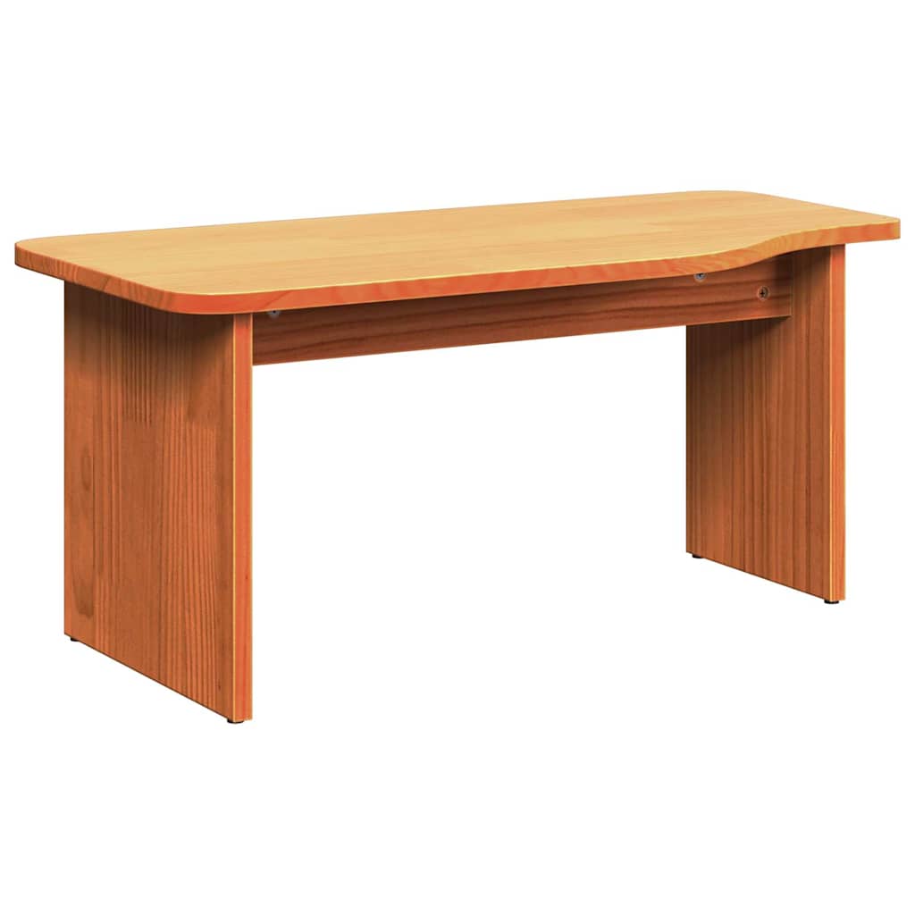 Tavolino da salotto 2 pz Marrone cerato 100 x 69 x 35,5 cm