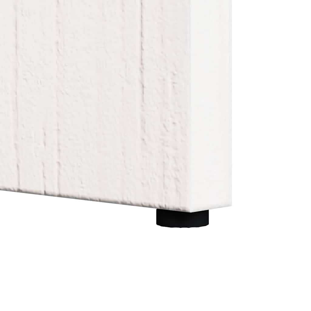 Tavolo laterale Bianco 50 x 40 x 50 cm Legno di pino massello