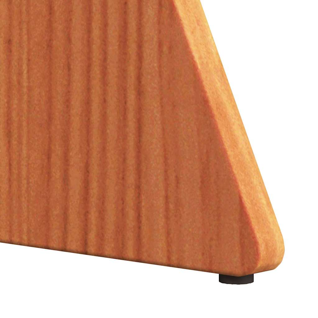 Tavolino da salotto 3 pcs Marrone cerato