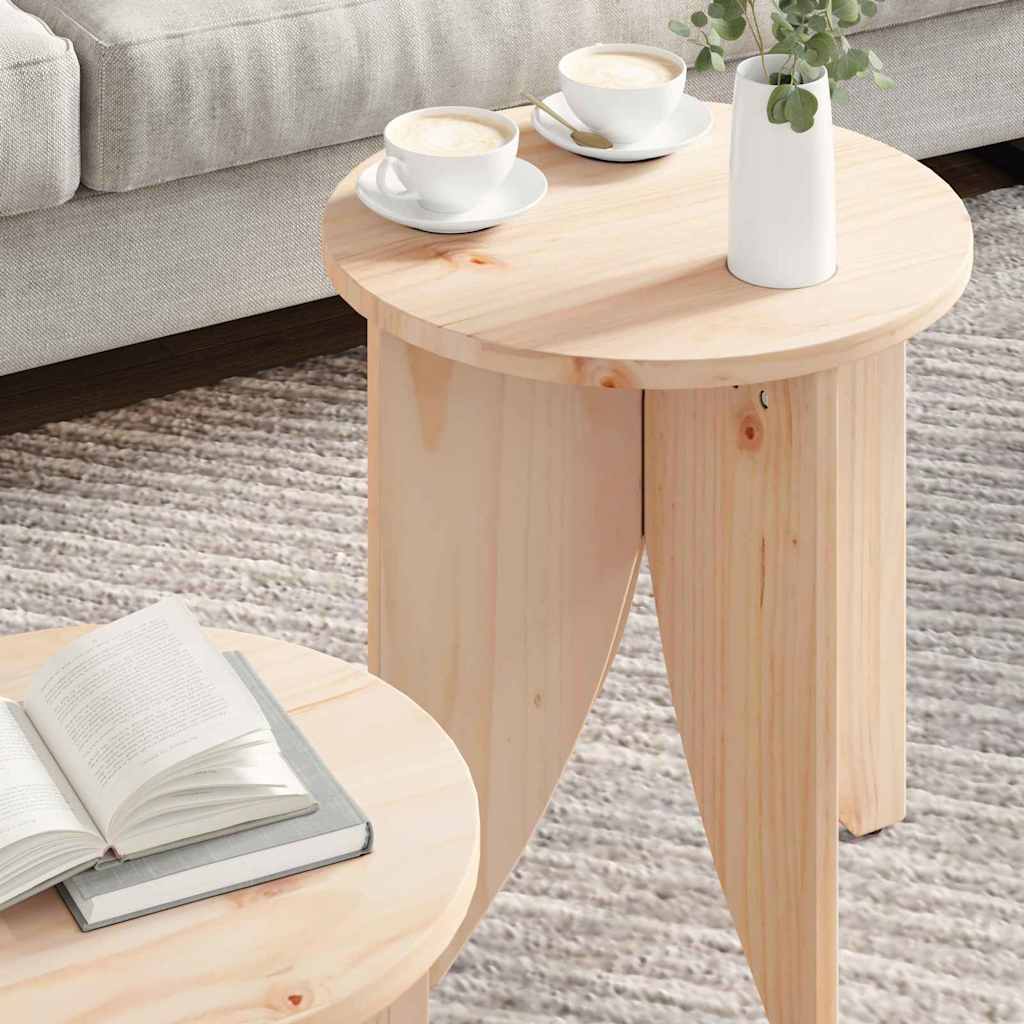 Tavolino da salotto 2 pcs Naturale | homemem39