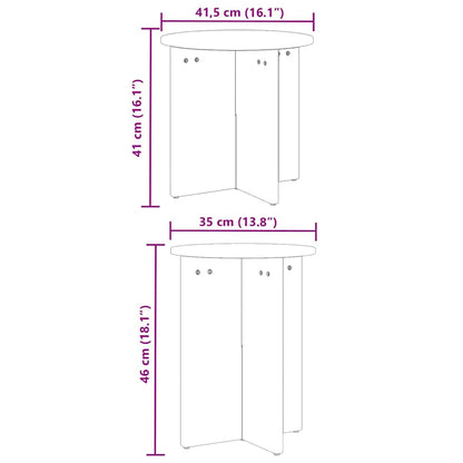 Tavolino da salotto 2 pcs Naturale | homemem39