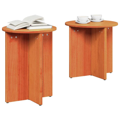 Tavolino da salotto 2 pcs Marrone cerato | homemem39