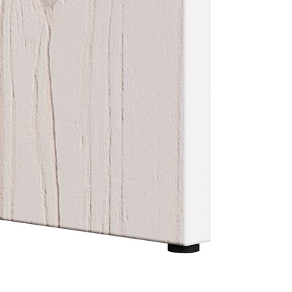 Tavolino da salotto 2 pcs Bianco Legno massello di pino