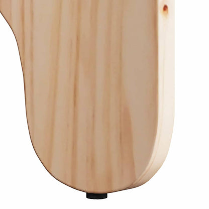 Tavolino da salotto 2 pcs Naturale Legno massello di pino