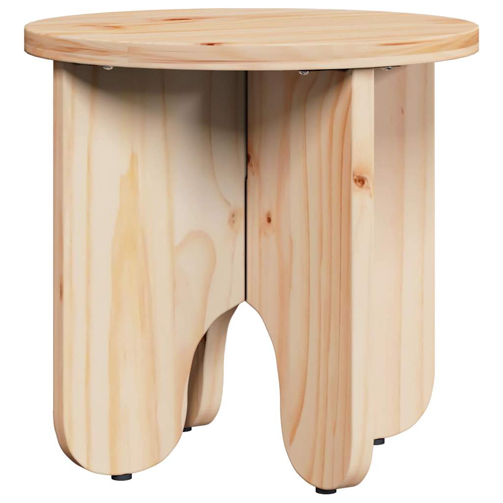 Tavolino da salotto 2 pcs Naturale Legno massello di pino