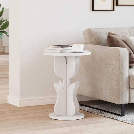 Tavolino da salotto Bianco 39,5 x 39,5 x 53,5 cm | homemem39