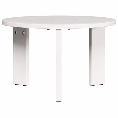 Tavolino da salotto 2 pcs Bianco Legno massello di pino | homemem39