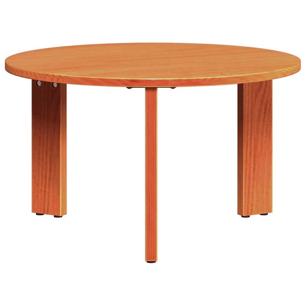 Tavolino da salotto 2 pz Marrone cerato 47,5 x 47,5 x 27 cm