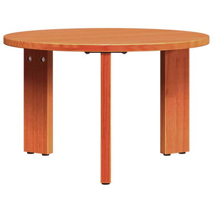 Tavolino da salotto 2 pcs Marrone cerato Legno massello di pino | homemem39