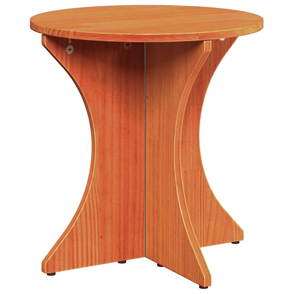 Tavolino da salotto 3 pcs Marrone cerato