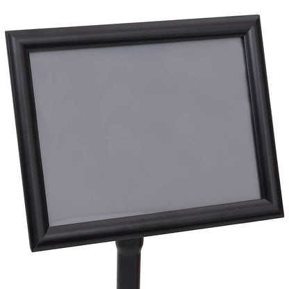 Supporti per poster 2 pcs Nero 32.5 x 24 x 78 cm