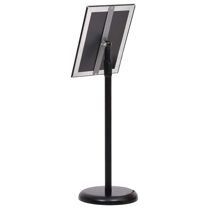 Supporti per poster 2 pcs Nero 32.5 x 24 x 78 cm