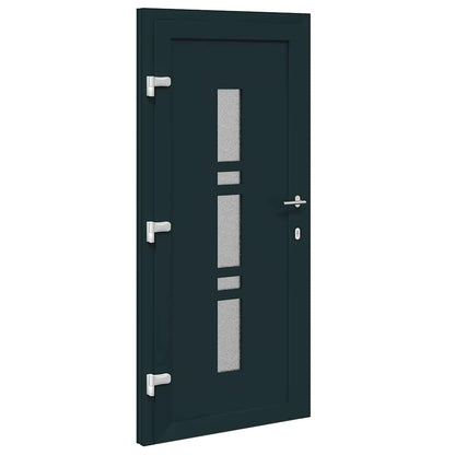 Porta d'ingresso Antracite PVC