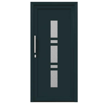 Porta d'ingresso Antracite PVC