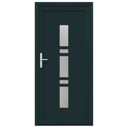 Porta d'ingresso Antracite PVC