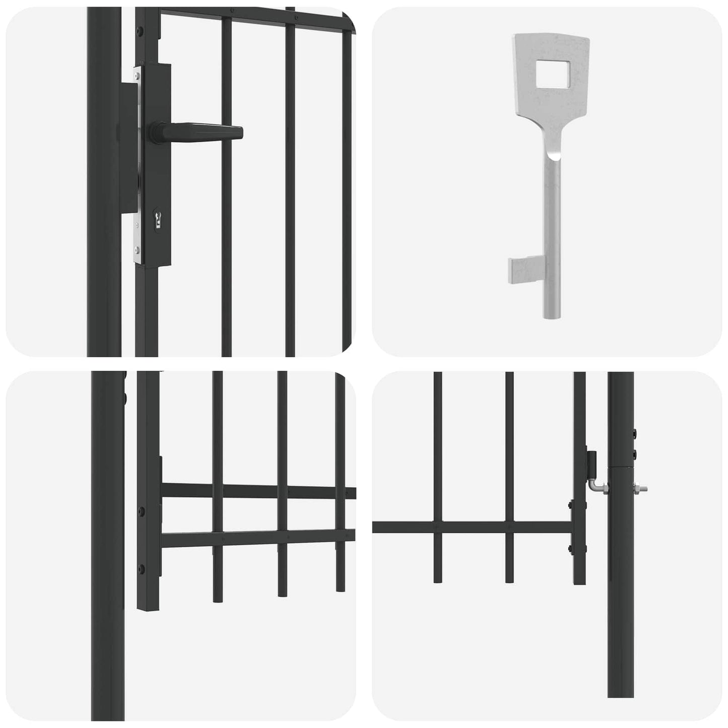 Cancello per recinzione BOXTEL 103 x 150 cm | homemem39