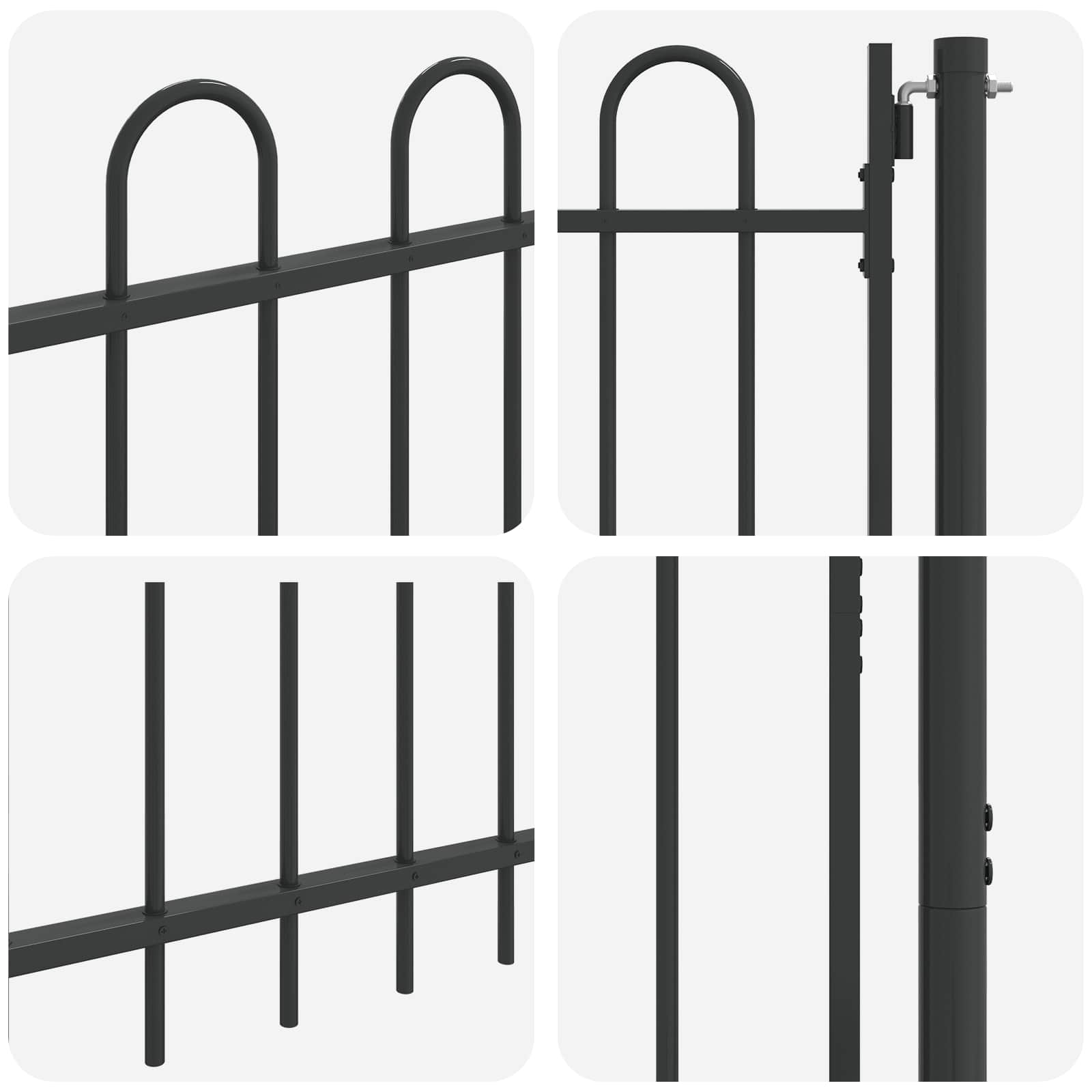 Cancello per recinzione BOXTEL 103 x 175 cm | homemem39