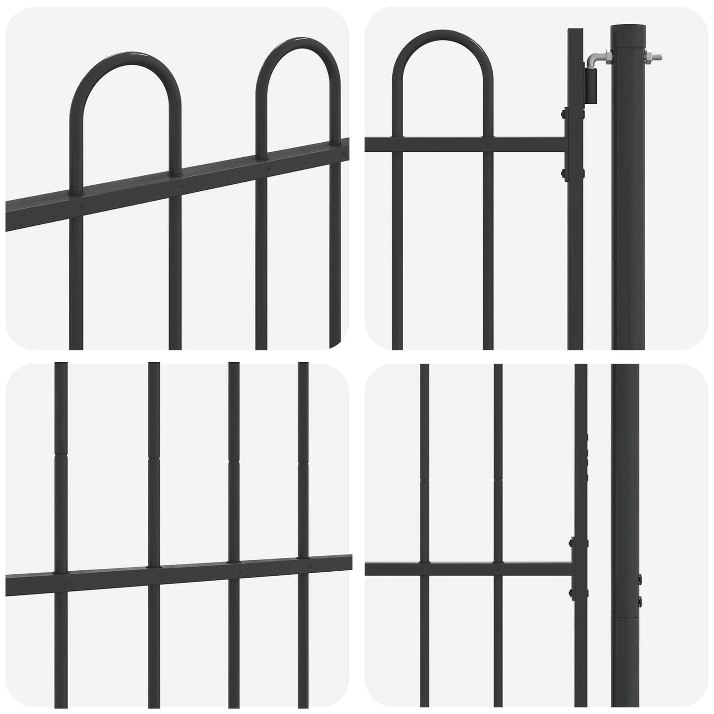 Cancello per recinzione BOXTEL 103 x 200 cm | homemem39
