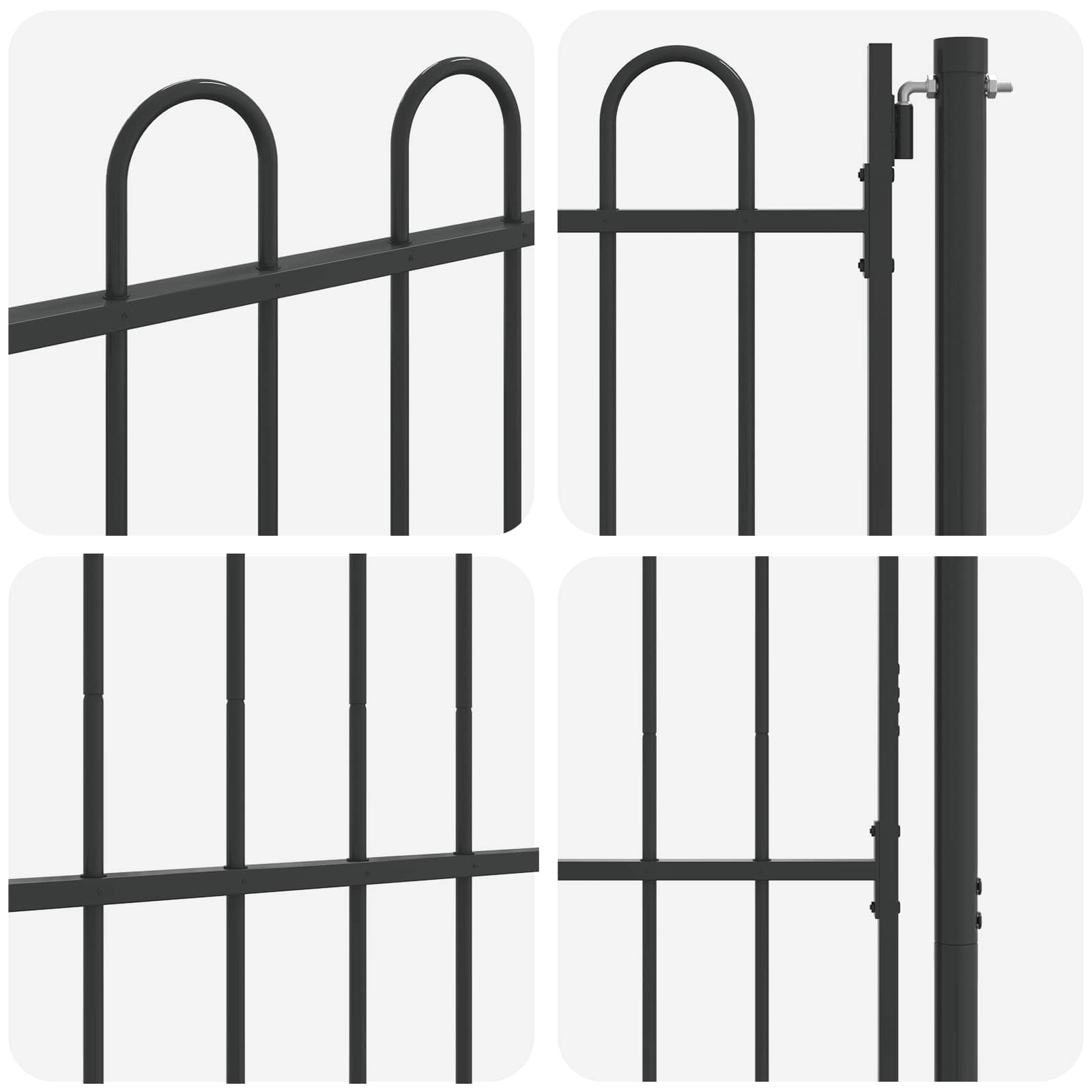 Cancello per recinzione BOXTEL 103 x 200 cm | homemem39