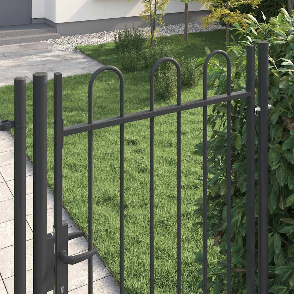 Cancello per recinzione Grigio 100 x 175 cm