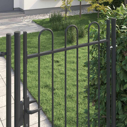 Cancello per recinzione Grigio 100 x 175 cm