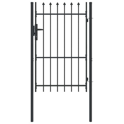 Cancello per recinzione Grigio 100 x 150 cm