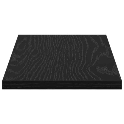 Scaffale 4 pcs Nero 40 x 20 x 1.5 cm Legno multistrato