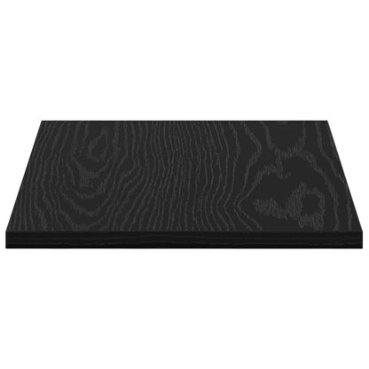 Scaffale 4 pcs Nero 40 x 30 x 1.5 cm Legno multistrato