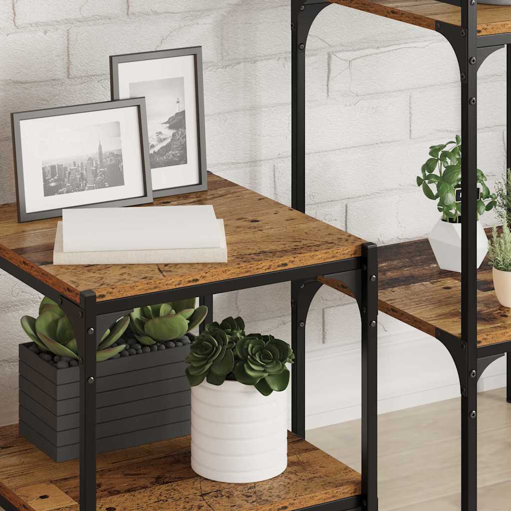 Scaffale 4 pcs Marrone 40 x 40 x 1.5 cm Legno multistrato