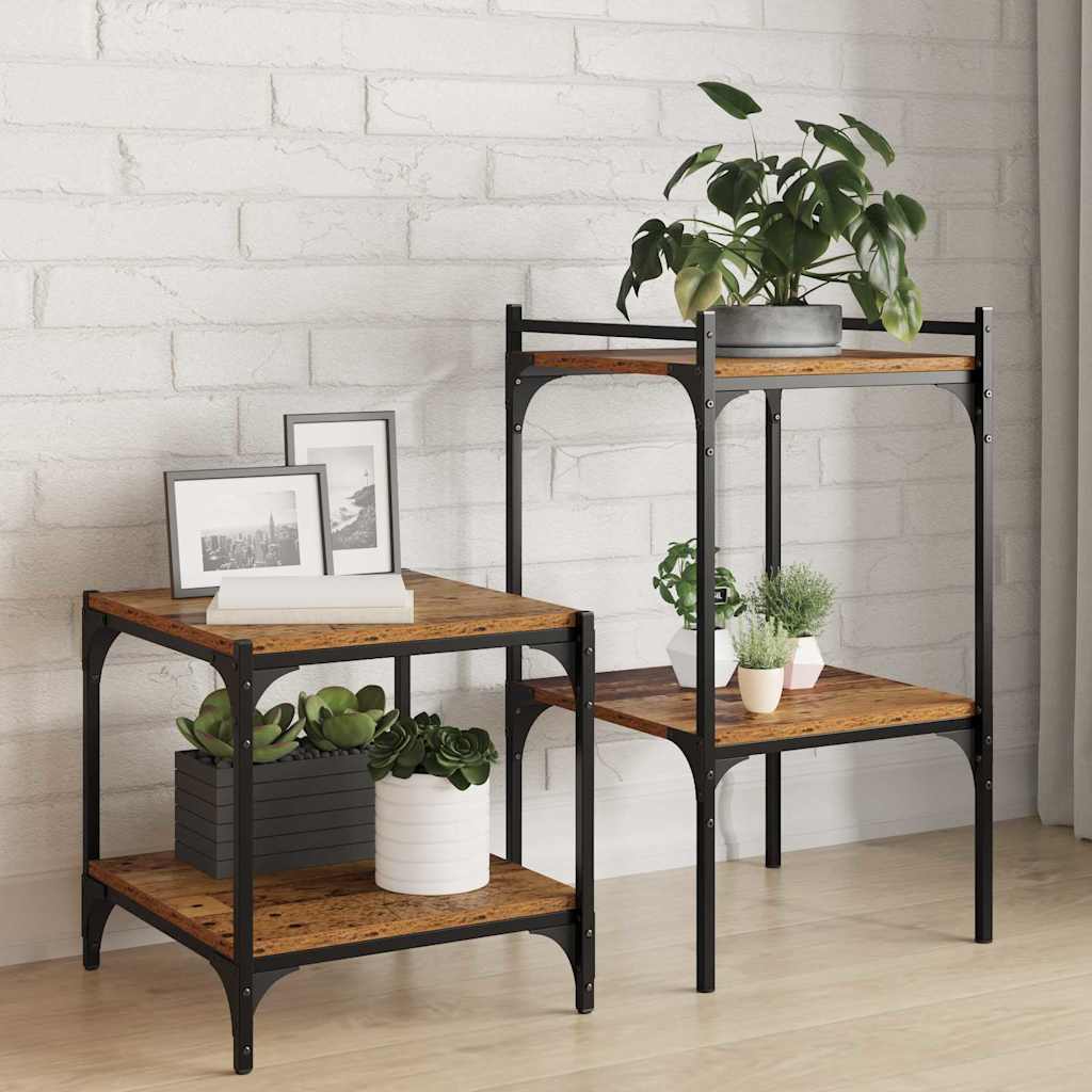 Scaffale 4 pcs Marrone 40 x 40 x 1.5 cm Legno multistrato