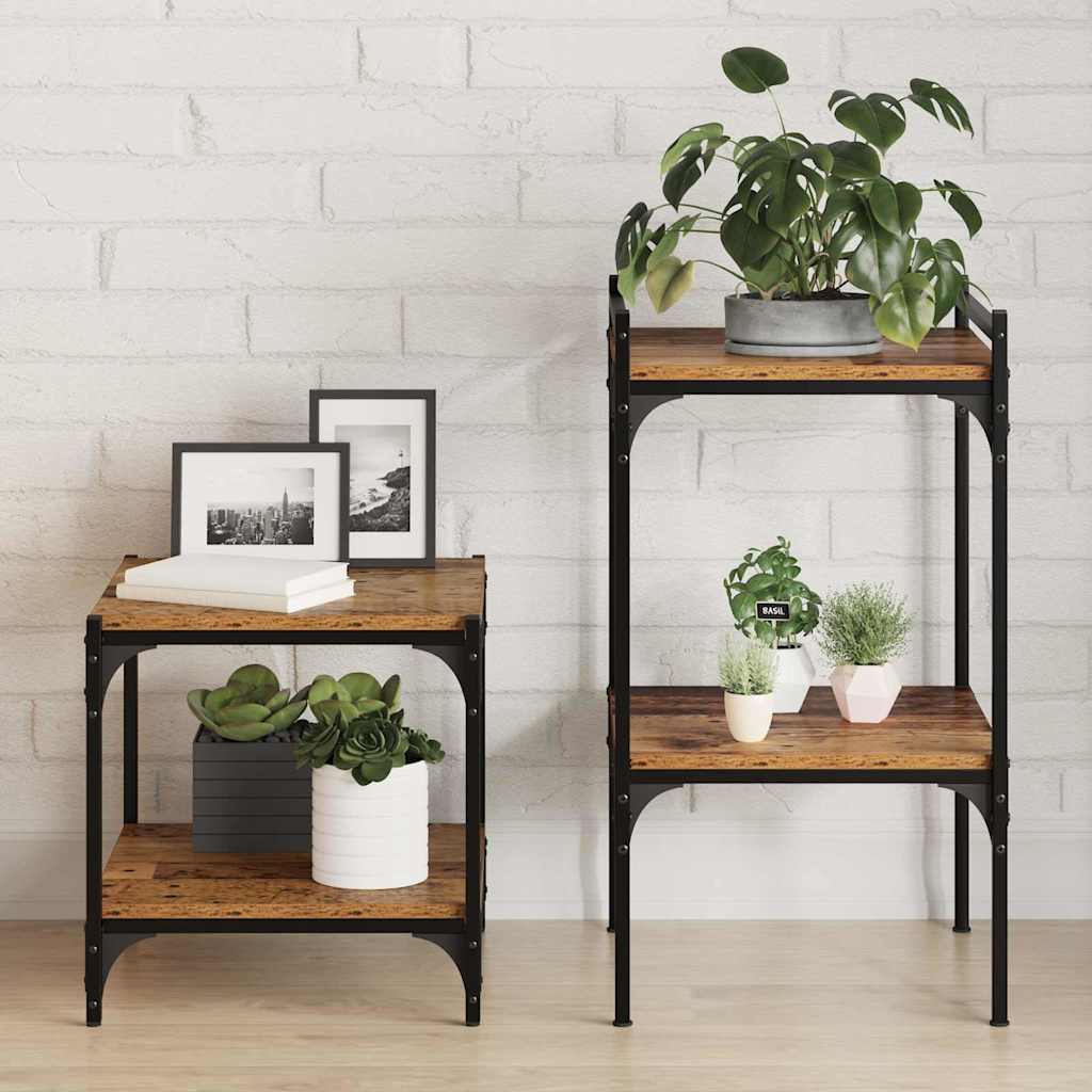 Scaffale 4 pcs Marrone 40 x 40 x 1.5 cm Legno multistrato