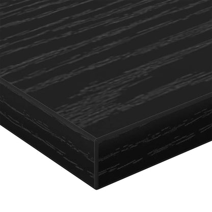 Scaffale 4 pcs Nero 60 x 20 x 1.5 cm Legno multistrato