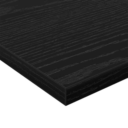 Scaffale 4 pcs Nero 60 x 30 x 1.5 cm Legno multistrato
