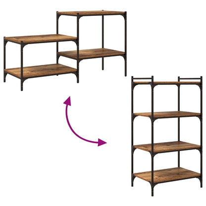 Scaffale 4 pcs Marrone 60 x 40 x 1.5 cm Legno multistrato