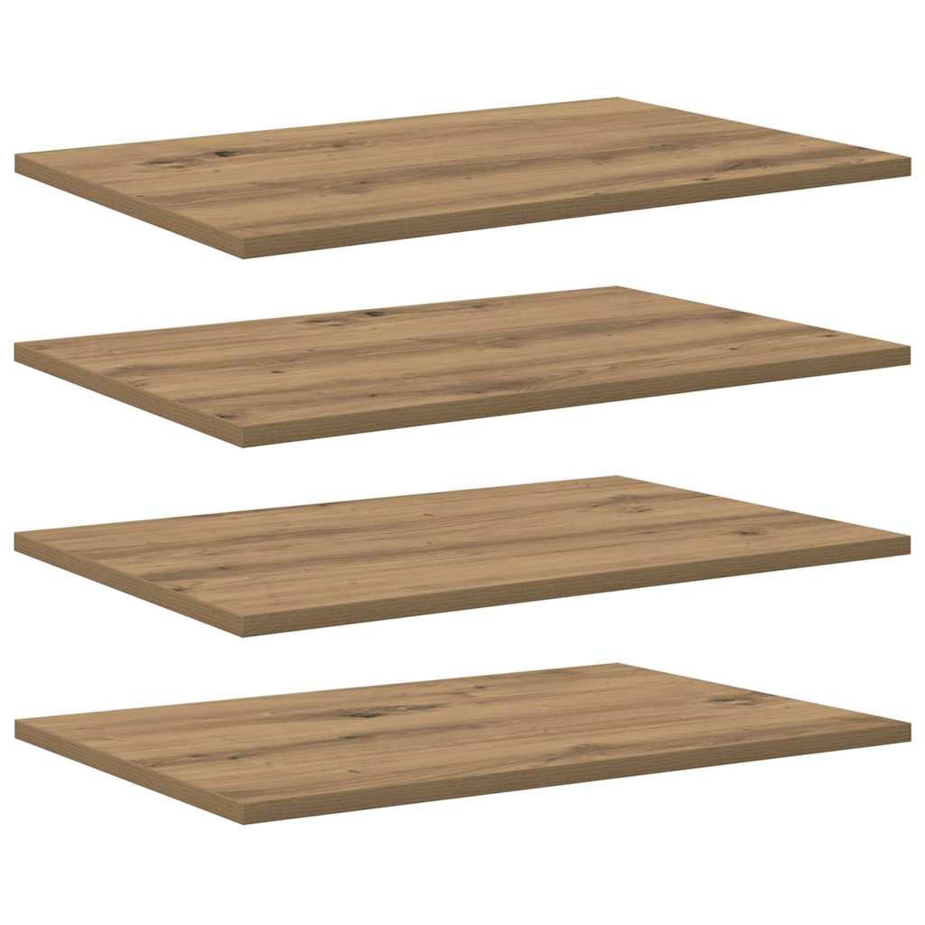 Scaffale 4 pcs Marrone 60 x 40 x 1.5 cm Legno multistrato