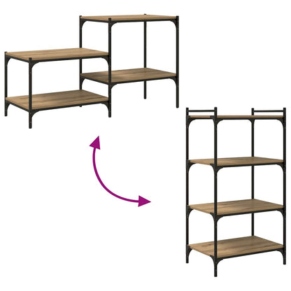 Scaffale 4 pcs Marrone 60 x 40 x 1.5 cm Legno multistrato