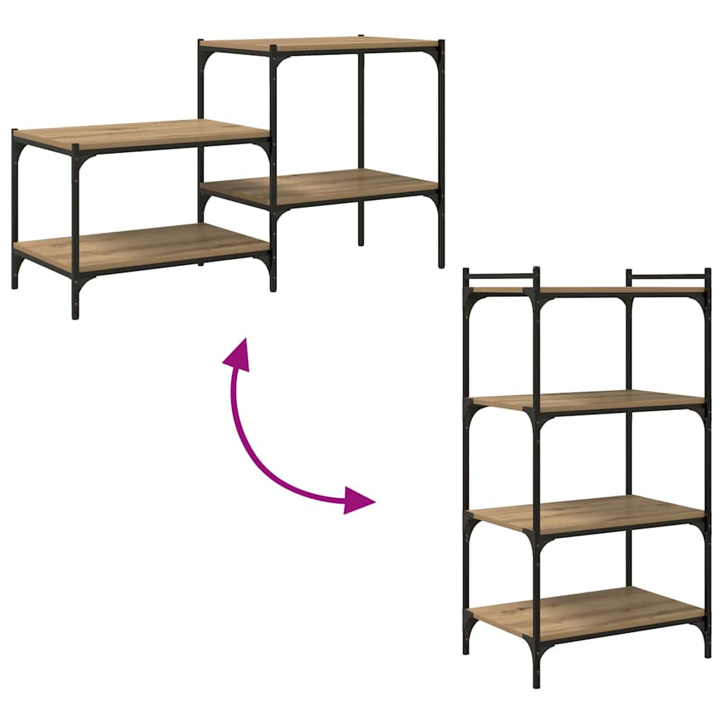 Scaffale 3 livelli 4 pcs 60 x 40 x 1,5 cm Legno multistrato | homemem39