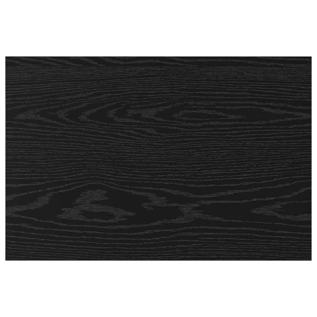 Scaffale 4 pcs Nero 60 x 40 x 1.5 cm Legno multistrato