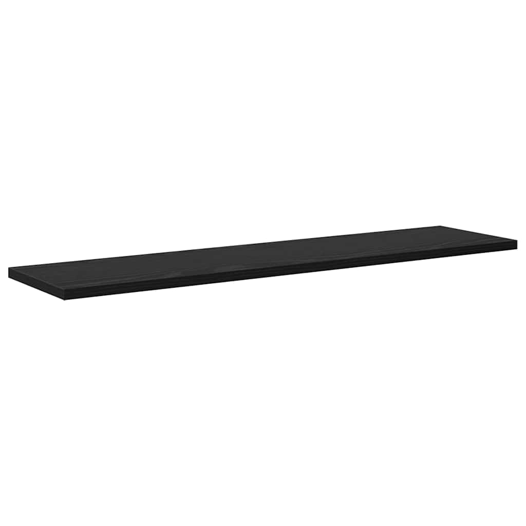 Scaffale 4 pcs Nero 80 x 20 x 1,5 cm Legno multistrato | homemem39