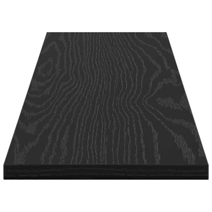 Scaffale 4 pcs Nero 80 x 20 x 1,5 cm Legno multistrato | homemem39