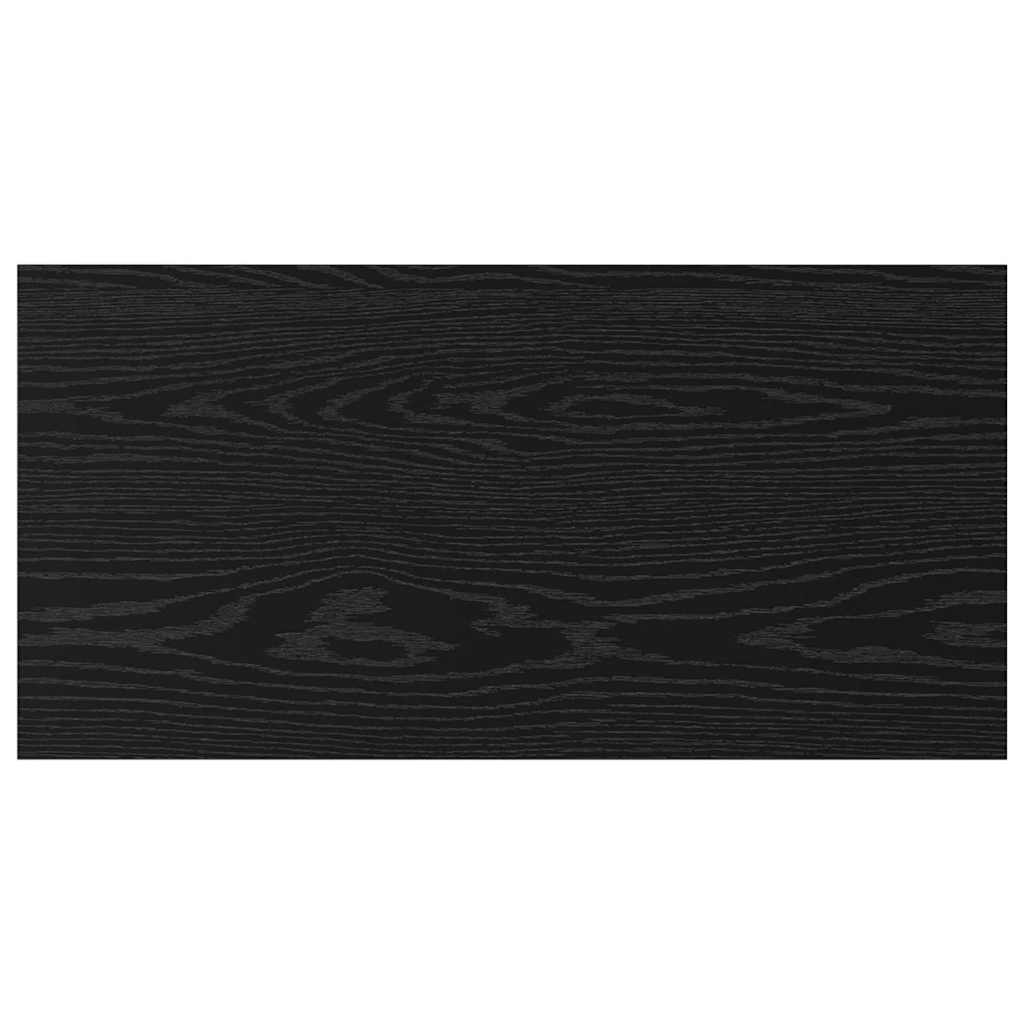 Scaffale 4 pcs Nero 80 x 40 x 1.5 cm Legno multistrato