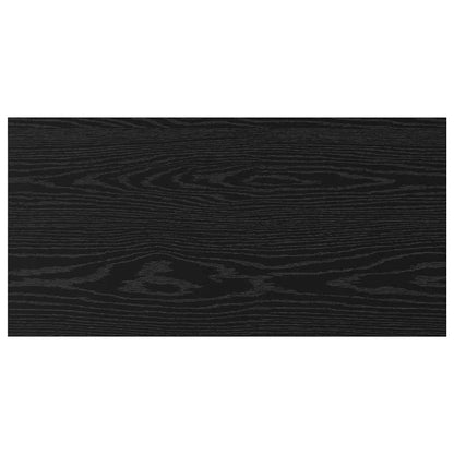 Scaffale 4 pcs Nero 80 x 40 x 1.5 cm Legno multistrato