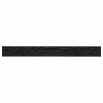 Scaffale 4 pcs Nero 100 x 10 x 1,5 cm Legno multistrato | homemem39