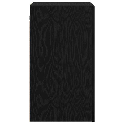 Mobile TV da Muro Rovere nero Legno multistrato