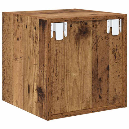 Armadietto a muro 2 pcs Legno vecchio 37 x 37 x 37 cm