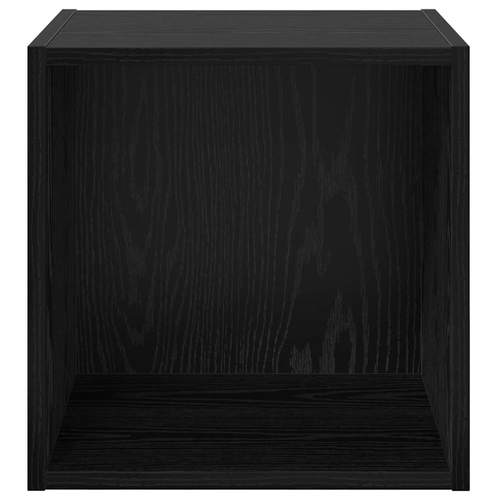 Armadietto a muro Rovere Nero 37 x 37 x 37 cm Legno multistrato | homemem39