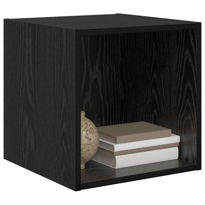 Armadietto a muro 2 pcs Rovere Nero 37 x 37 x 37 cm