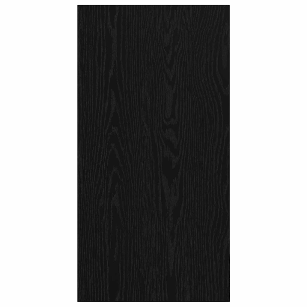 Mobile TV Rovere nero 37 x 37 x 72 cm Legno multistrato