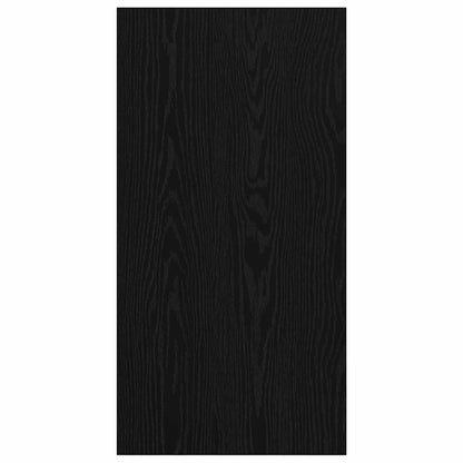 Mobile TV Rovere nero 37 x 37 x 72 cm Legno multistrato