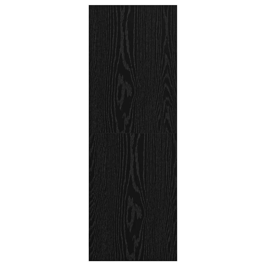 Mobile TV Rovere nero 37 x 37 x 107 cm Legno multistrato